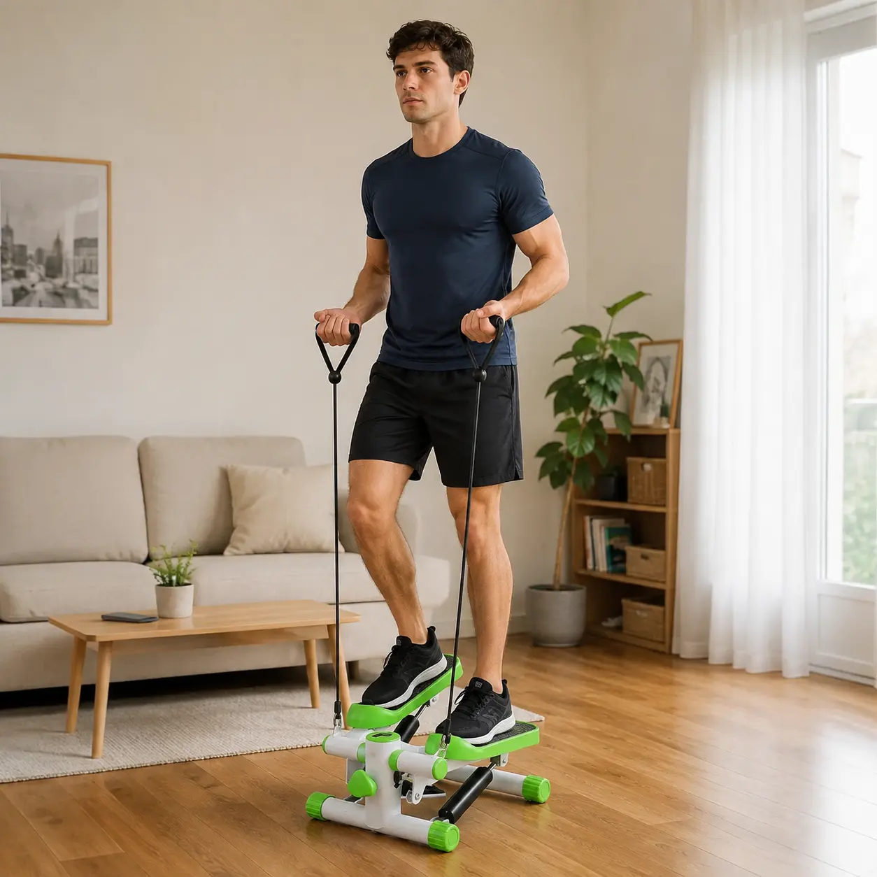 Trening na hidrauličnom stepperu kod kuće