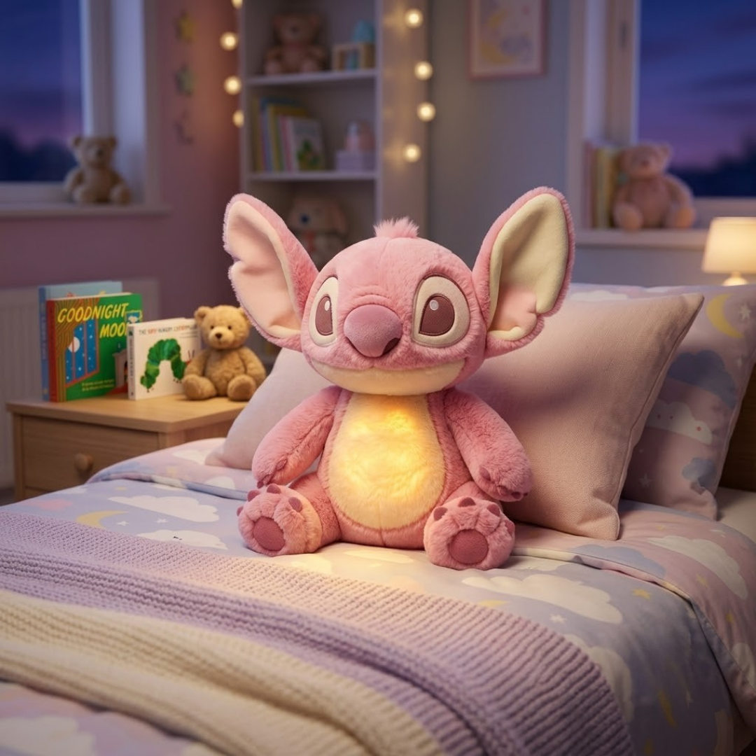 Plišani Stitch — detalj lica