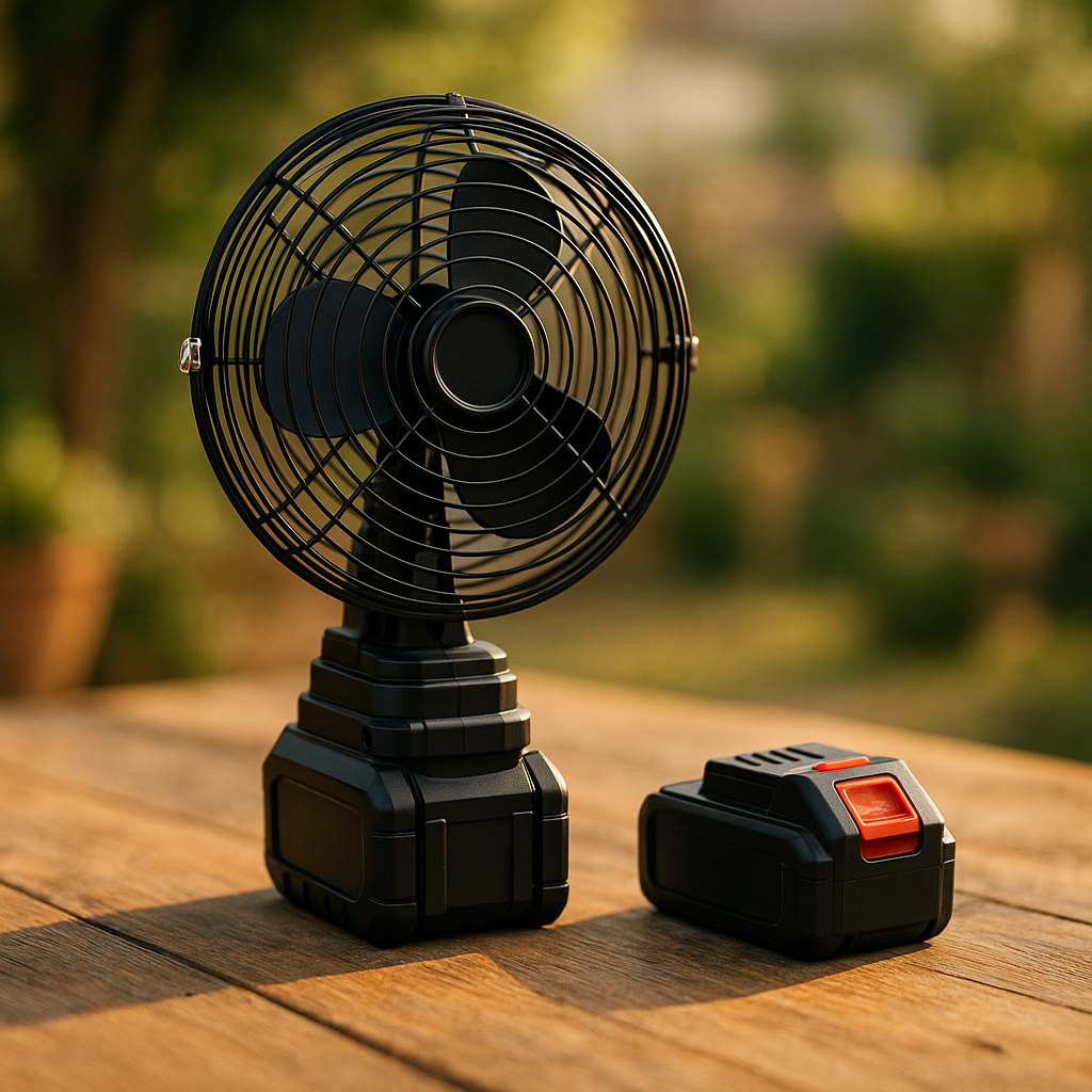 Bežični ventilator sa 2 baterije
