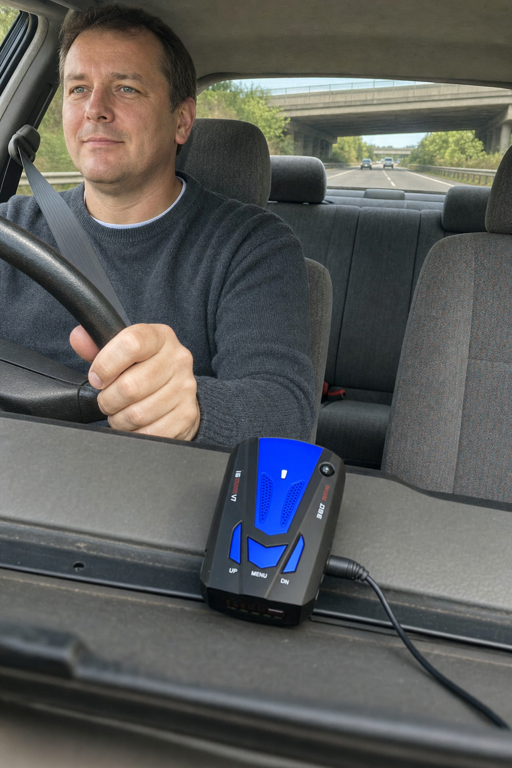 Radar detektor u porodičnom automobilu