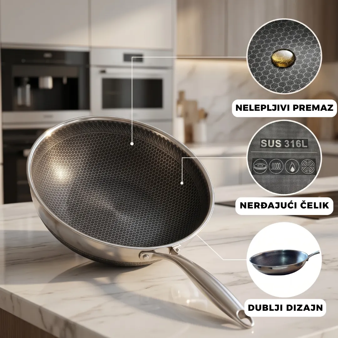 Mango ProCook™ Tiganj — inox sa neprianjajućom površinom